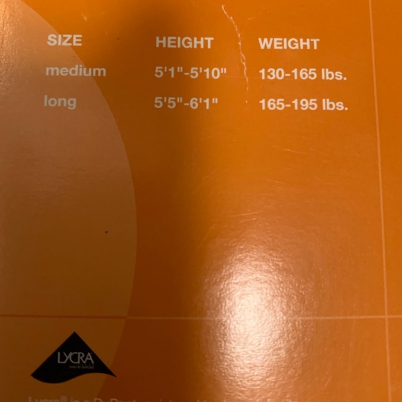 vassarette Accessories Vassarette Toeless Shapewear Nylons Beige M